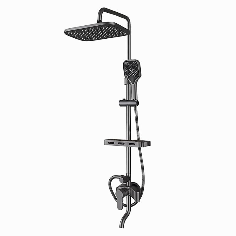 Système de douche moderne haut de gamme finition mat avec mitigeur 3 vitesses