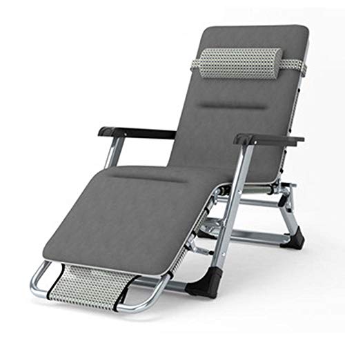 Chaise de camping de jardin en tissu blanc rembourré pour vos moments détente