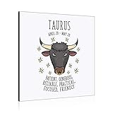 bingkai foto taurus Panel de arte de pared de alta calidad con orificio trasero para montaje en pared. Tamaño 29x29cm. Grosor 1,6 cm. Frente blanco brillante con lados traseros de madera negra.