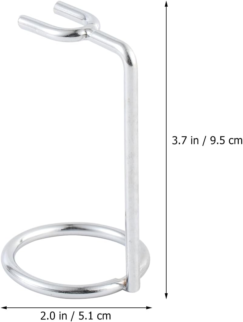 Mipcase Double Safety Razor Stand Metal Holder 3.74X2 Inch for Men S Shaving Brush and Razor Air Drying Storage Organizer