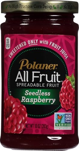 Polaner All Fruit Spreadable Fruit, Seedless Raspberry, 10 Ounce