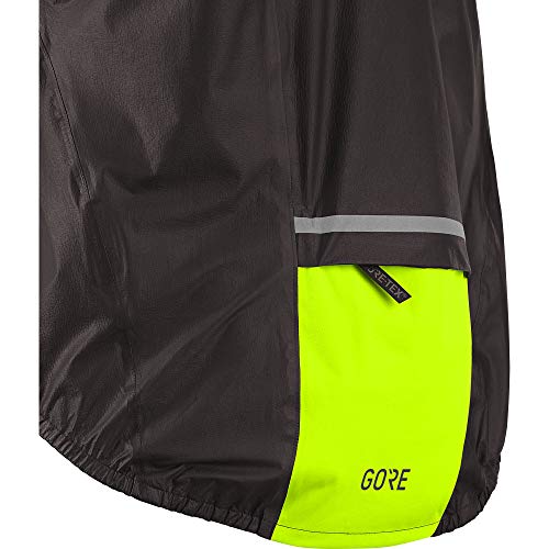 Gore Wear Mens C5 Gore Tex Shakedry 1985 Viz Jacket Black/Neon Yellow M #TOP4