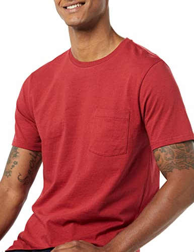 Image of Amazon Essentials Men's Short-Sleeve Crewneck Pocket T-Shirts