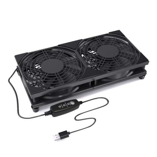 Dual-Speed USB Router Cooler