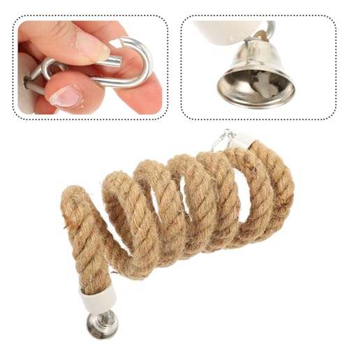 Jouet d'escalade pour perruche et calopsitte en spirale coton