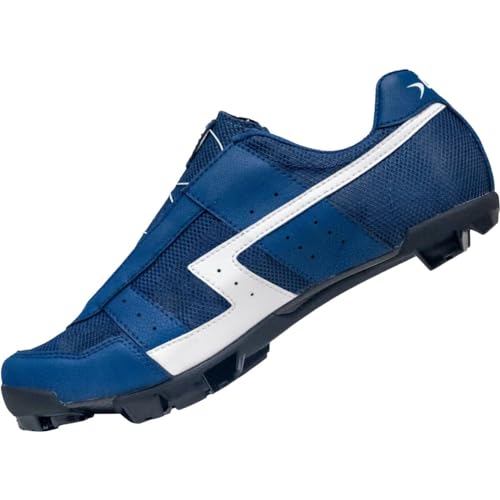 Lake Mx30g Mesh Cycling Shoe - Men's Mesh-Blue/White, 46.54