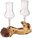 [page_title]-Deggelbam Schnapsgläser/Grappagläser edel auf Einer Wurzel aus echtem Holz. Jedes Stück EIN Unikat