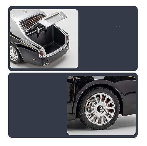 Modelo a escala 1:18 Rolls-Royce Phantom blanco miniatura 6