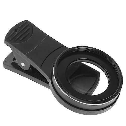 HOLIDYOYO Phone Macro Lens Camera Lens for Smartphone Black Clip Design for Capturing Detailed Images of Flowers Jewelry Coins and