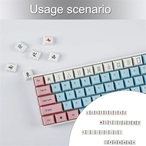 Teclas duraderas temáticas Mahjong para aficionados de teclados 2