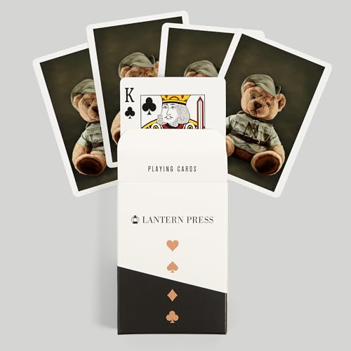 Baraja de cartas Teddy Bear tamaño póker 52 piezas miniatura 6