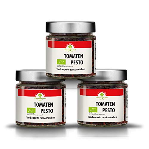 3 x Bio* Tomatenpesto - (3 x Trockenpesto á 60g Glas) Cover