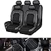 9 Pcs Car Seat Covers Full Set for Audi A6 C5 Avant Wagon 2001 2002 2003 2004 2005, Comfortable Breathable Washable Vehicle Front Rear Seat Cover Airbag Compatible,A