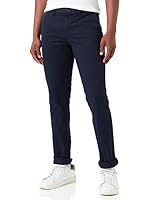 Tommy Hilfiger Men's 1985 Bleecker Slim Fit Chino Pants, Navy, 36W x 32L