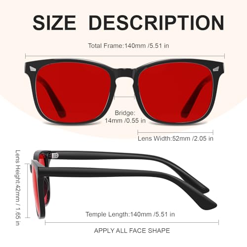 Image of hunsquer Blue Light Glasses for Woman /Men Computer Blue Light Glasses