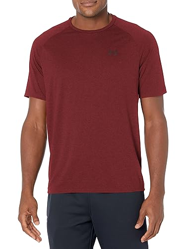 Under Armour Men's Tech 2.0 Short-Sleeve T-Shirt, (603) Dark Maroon / / Black, 4X-Large Tall - Main Image