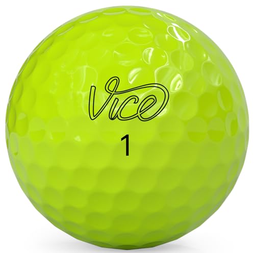 Bolas de golfe Vice Drive (modelo 2025) (amarelo)