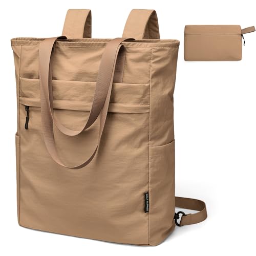 GOLF SUPAGS Foldaway Convertible Tote Backpack Lightweight Nylon Daypack for