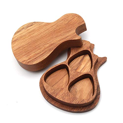 Ensemble de médiators en bois délicat avec étui de rangement pour médiators et 3 accessoires de guitare - Les Beatles, Paul McCartney, John Lennon, RIngo Starr, George Harrison Ensemble de médiators en bois délicat avec étui de rangement pour médiators et 3 accessoires de guitare – Image 6