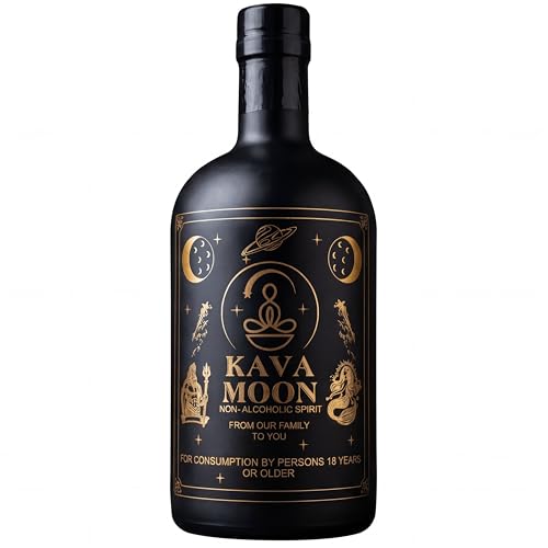 Kava Moon Signature Non-Alcoholic Spirit (750ml). 17 Shots 300mg Kavalactones Each