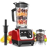 H-Duka 1800W Blender for Smoothies 70 oz Large Capacity Countertop Blenders with 20 oz Grinding Cup - 28000RPM High Speed Kitchen Blender for Ice Crushing, Frozen Drinks, Milkshakes & Puree