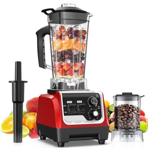 Image of H-Duka 1800W Blender for Smoothies 70 oz Large Capacity Countertop Blenders with 20 oz Grinding Cup - 28000RPM High Speed Kitchen Blender for Ice Crushing, Frozen Drinks, Milkshakes & Puree