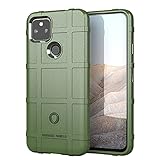 Ysnzaq Cover per Google Pixel 5A 5G, 360° Morbida TPU Rugged Ultra Sottile Bumper Custodia Anti-Graffio Antiurto Protettiva Case per Google Pixel 5A 5G JSG Green.