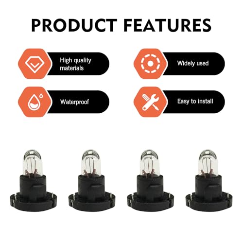 Kit 5 piezas luces T4 halógeno para tablero 14V 1.12W miniatura 5