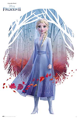 Grupo Erik Póster La Reina de Las Nieves, Disney, Frozen Elsa, 61 x 91, 5 cm