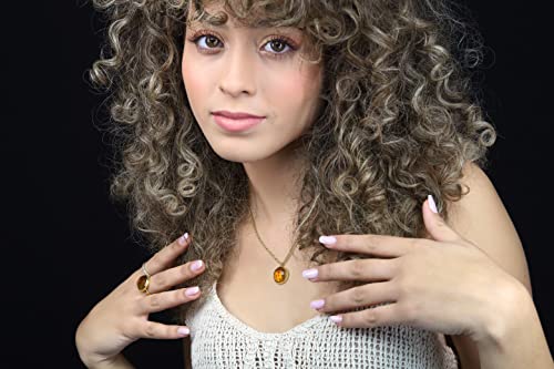 Collier de pierres de naissance citrine à porter lors des fêtes - 4