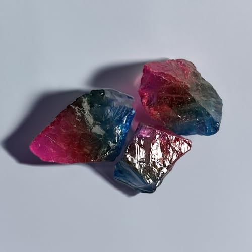 VIE Raw Rough Cut Crystals, 2-4cm, Pack of 12, Rainbow Quartz, Other Colour - Image 2