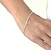 Tuscany Silver Pulsera de Plata de Ley para Mujer 19 cm