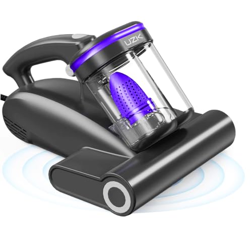 Image of Bed Vacuum Cleaner Mattress Vacuum Cleaner,16Kpa Powerful Handheld Vacuums with UV-C Light & Double Dust Cup & High Heating & Ultrasonic & HEPA Filter for Bed Sofa(Corded,Black Berry)