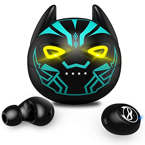 AMAFACE Gaming Earbuds Kids Bluetooth Earbud 5.3 in-Ear Headphones with Mic 36H Playtime IPX6 Waterproof Touch Control HiFi Stereo LED Display Kids Wireless Ear Buds