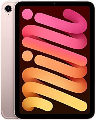 2021 Apple iPad mini (8.3-inch, Wi-Fi + Cellular, 256GB) - Pink (6th Generation)