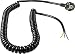 Produktbild as - Schwabe Spiralkabel Anschlussleitung 2 m Grundlänge, auf ca. 4 m dehnbar, Anschlusskabel H05VV-F 3G1,5 230V, 16A - Schutzkontaktwinkelstecker, Ende 60 mm abgemantelt, Schwarz, IP20, 70428