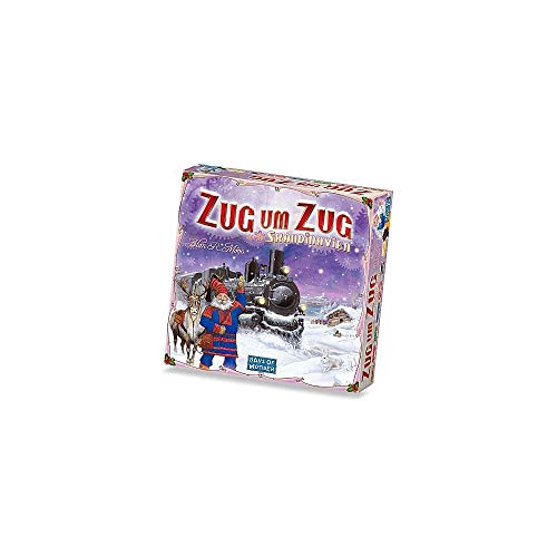 Days of Wonder, Zug um Zug – Skandinavien, Familienspiel, Brettspiel, 2-3 Spieler, Ab 8+ Jahren, 45+ Minuten, Deutsch