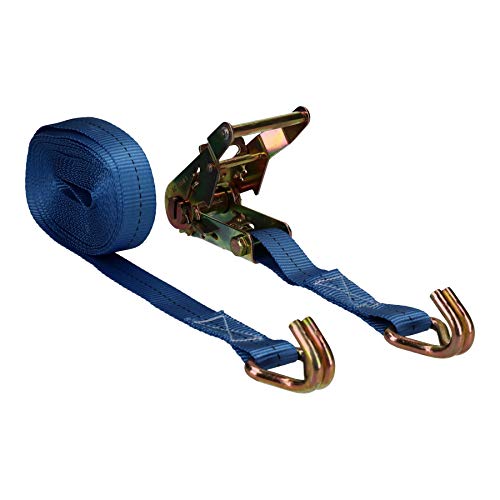 8 Metre x 25mm Heavy Duty ratchet Strap Tie Down Lashing Straps 0.4 Ton Rating