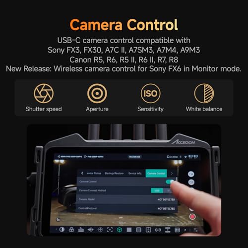Image of Accsoon CineView M7 Pro Wireless Transmitter Receiver Monitor 7inch 4K60 + CineView HE Wireless Video Transmitter