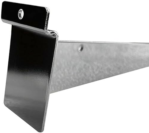 Miniatura 4 de Soporte para estante de pared de 10.0 in, cromado, estante para panel de exhibición