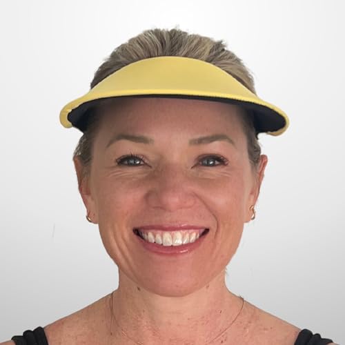 Image of No Headache Sun Visor for Women | Stylish, Lightweight Golf & Tennis Hat | UV Protection for Outdoor Sports & Travel