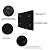 iBirdie Outdoor TV Cover 52 to 55 inch Weatherproof, Cover Size 52''L x 31''H, Waterproof for Outside Flat Screen 52 to 55 inch TV, Black, 600D Thick Fabric Screen Protector with Bottom