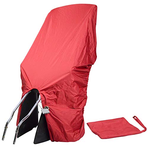 TROCKOLINO Sicuro Housse imperméable pour siège de vélo Enfant, Rouge