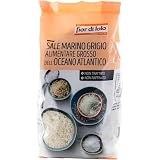 Fior di Loto Sale marino grigio - Sale grosso raccolto dall'oceano Atlantico, 1 kg