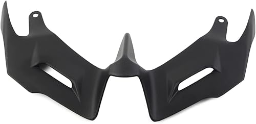 Newsmarts Alerón aerodinámico de carenado delantero de motocicleta para Yamaha YZF R3 R25 2014 2015 2016 2017 2018, negro