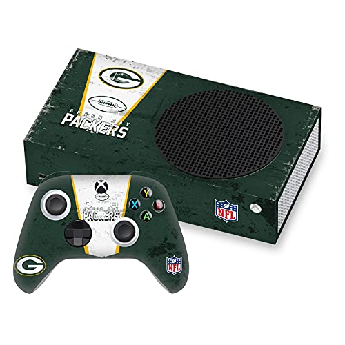 Autocollant Xbox Series S NFL Green Bay Packers Head Case Designs skin pour console et manette