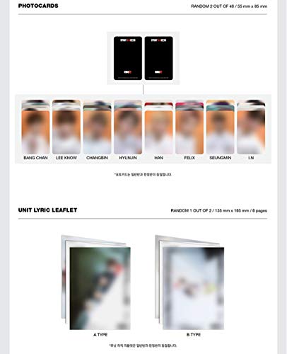 STRAYKIDS : GO LIVE (Standard Ver. / B Type) The 1st Album CD-R+4 Cuts Film+Secret Card+Photocards+Unit Lyric Leaflet+Photobook+(Extra 4 Photocards+1 Double-Sided Photocard+Pocket Mirror) - Image 4