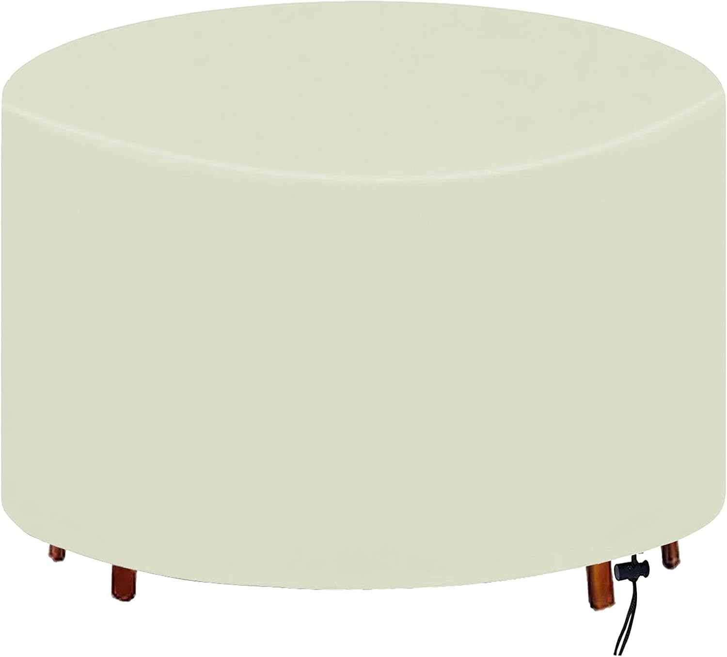 HGPFCB Cubierta para Muebles de Jardín, Redonda Funda Muebles Exterior,420D Resistente Tela Oxford,Exterior Patio Mesa de Comedor Silla Funda Antipolvo Impermeable Cubierta para Mesa para Exteriores