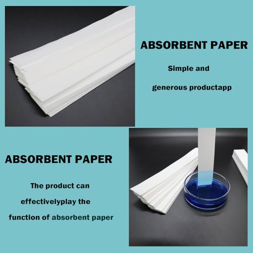 Image of Grade 1 Chromatography Paper Strips - 1 X 3 in(300 Pcs),Clear Separation Filter Paper Chromatography Strips