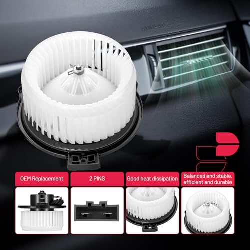 Image of BDFHYK AC Heater Blower Motor Fan 75880 Compatible with Discovery ES300 ES330 LS400 LX470 RX330 RX400h SC300 SC400 4Runner Land Cruiser Celica,HVAC Blower Motor Assembly 655-2694 6552694 8710524020